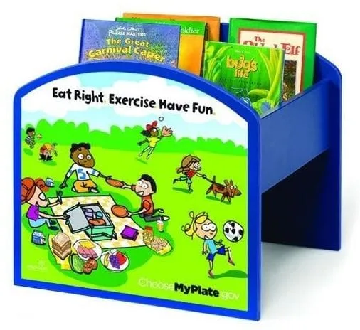 MyPlate Kinderbox Book and Media Storage