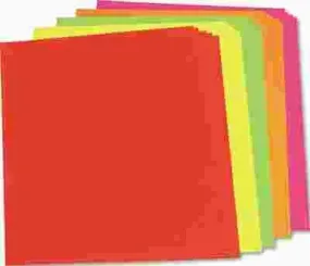 Neon Color Poster Board' 28 X 22' Green/Pink/Red/Yellow' 25/Carton