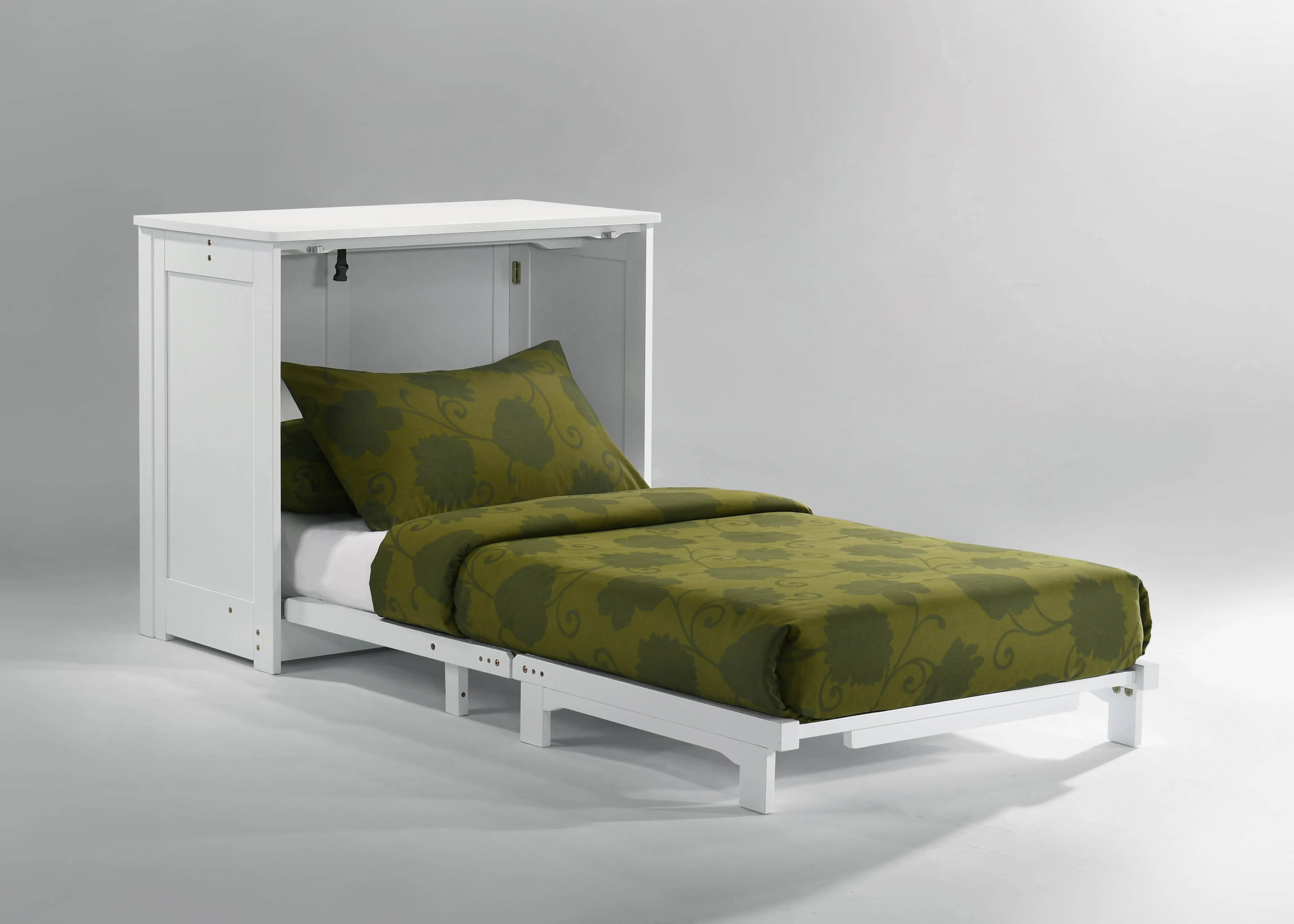 Night and Day Furniture - Orion Cabinet Murphy Bed with Mattress in Full or Twin