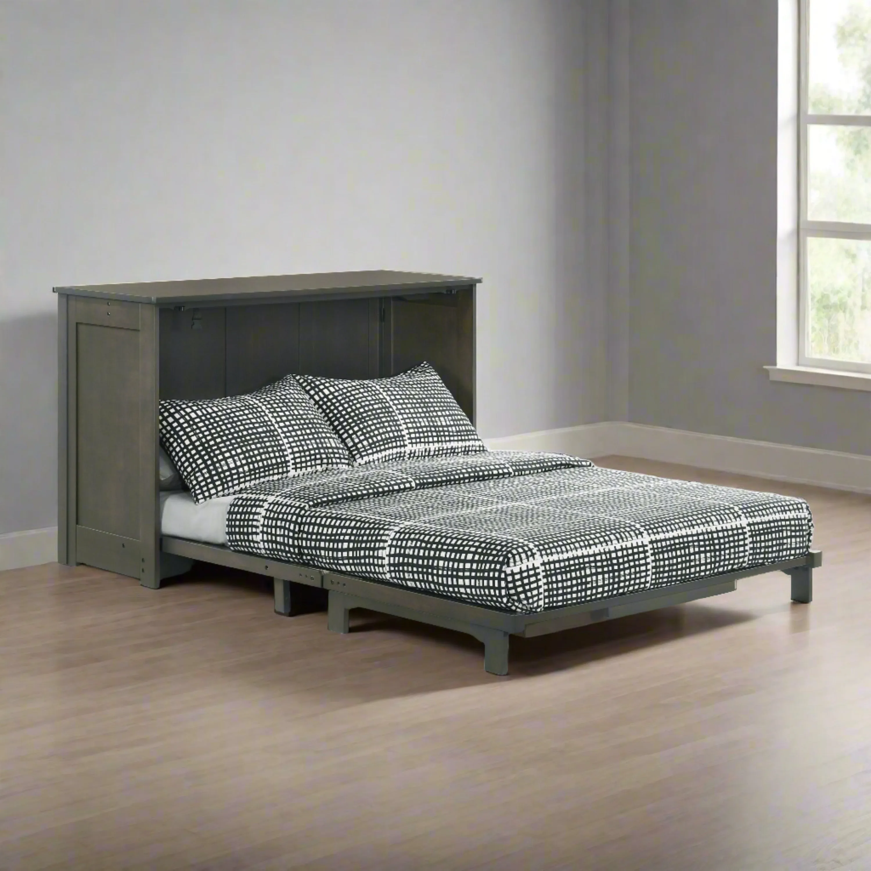 Night and Day Furniture - Orion Cabinet Murphy Bed with Mattress in Full or Twin