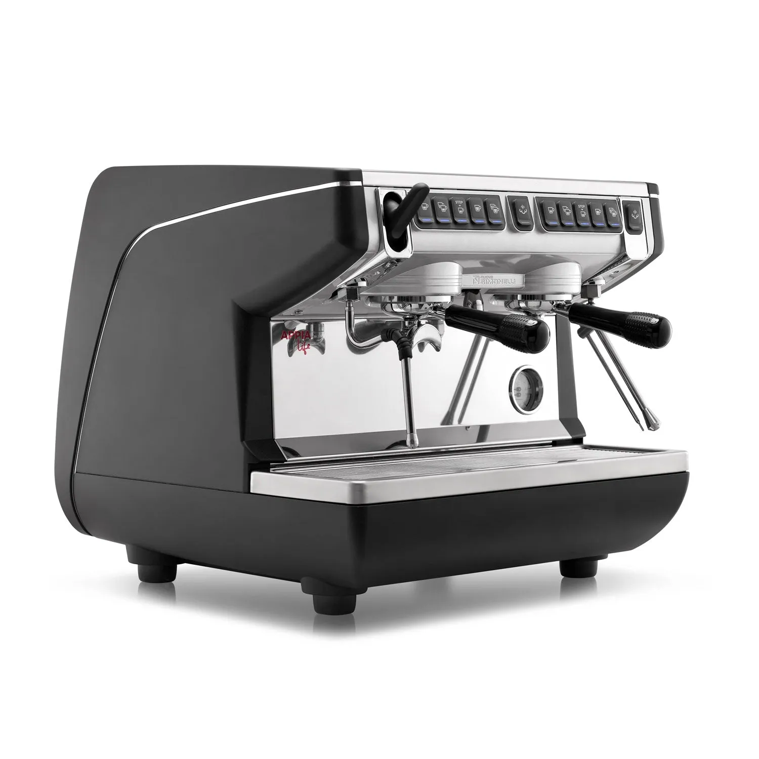 Nuova Simonelli Appia Life Compact 2 Group Volumetric Espresso Machine - 110v w/ Autosteam