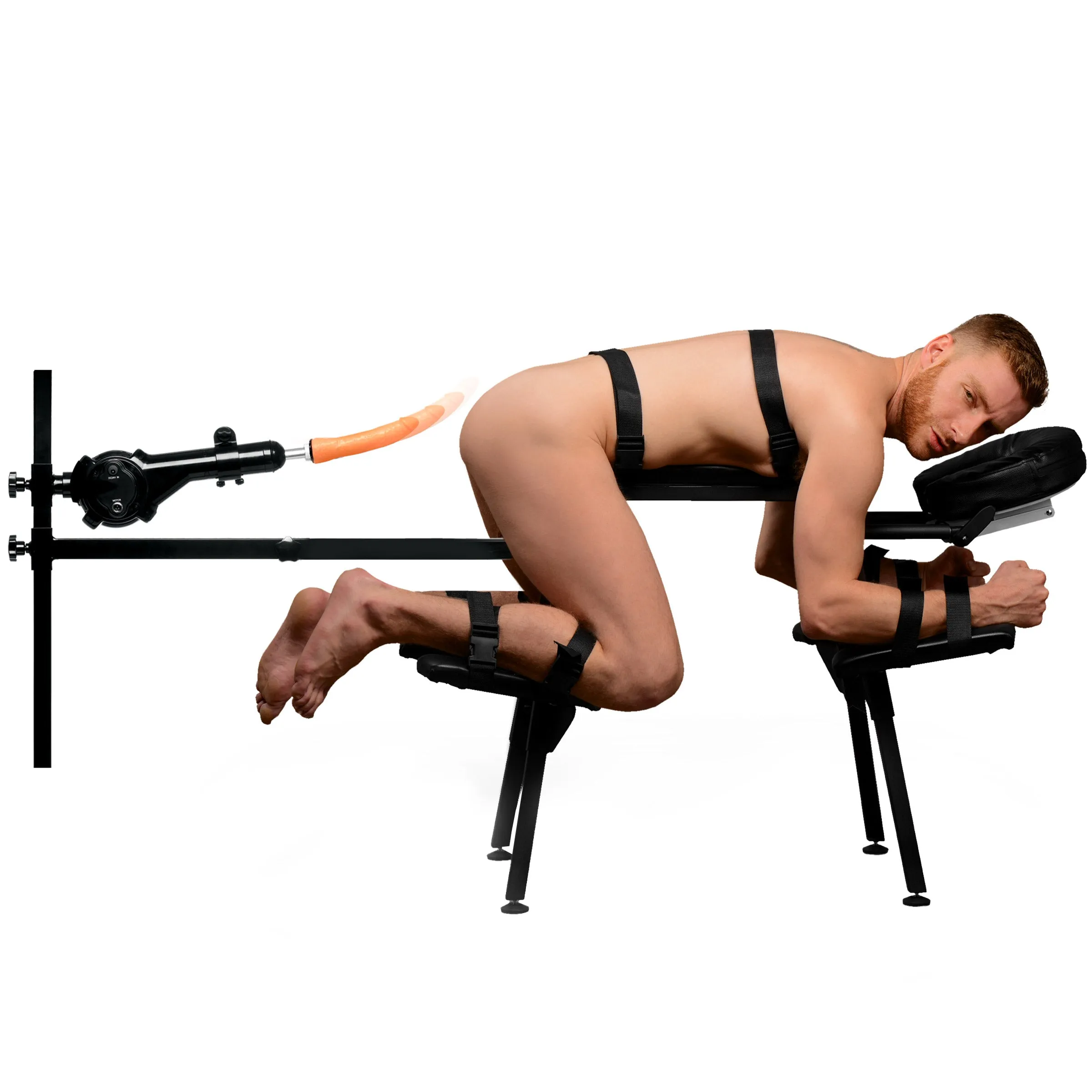 Obedience Chair with Sex Machine