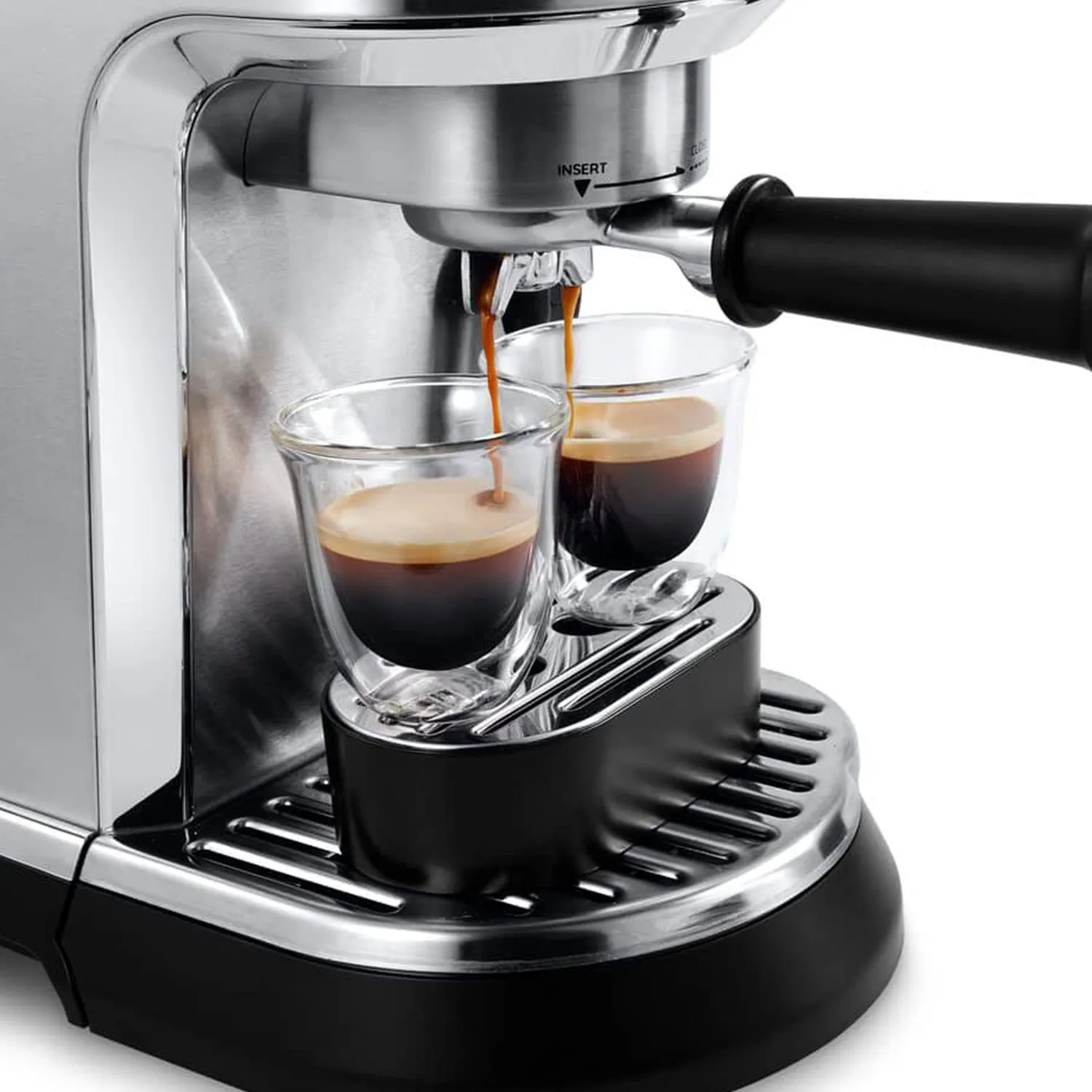 Open Box | DeLonghi Dedica Maestro Plus Espresso Machine, Metal #EC950M