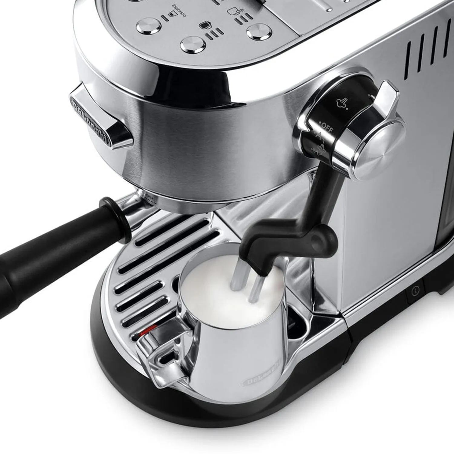 Open Box | DeLonghi Dedica Maestro Plus Espresso Machine, Metal #EC950M