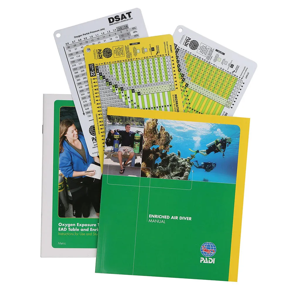 PADI ENRICHED AIR (NITROX) MANUAL W/ TABLES