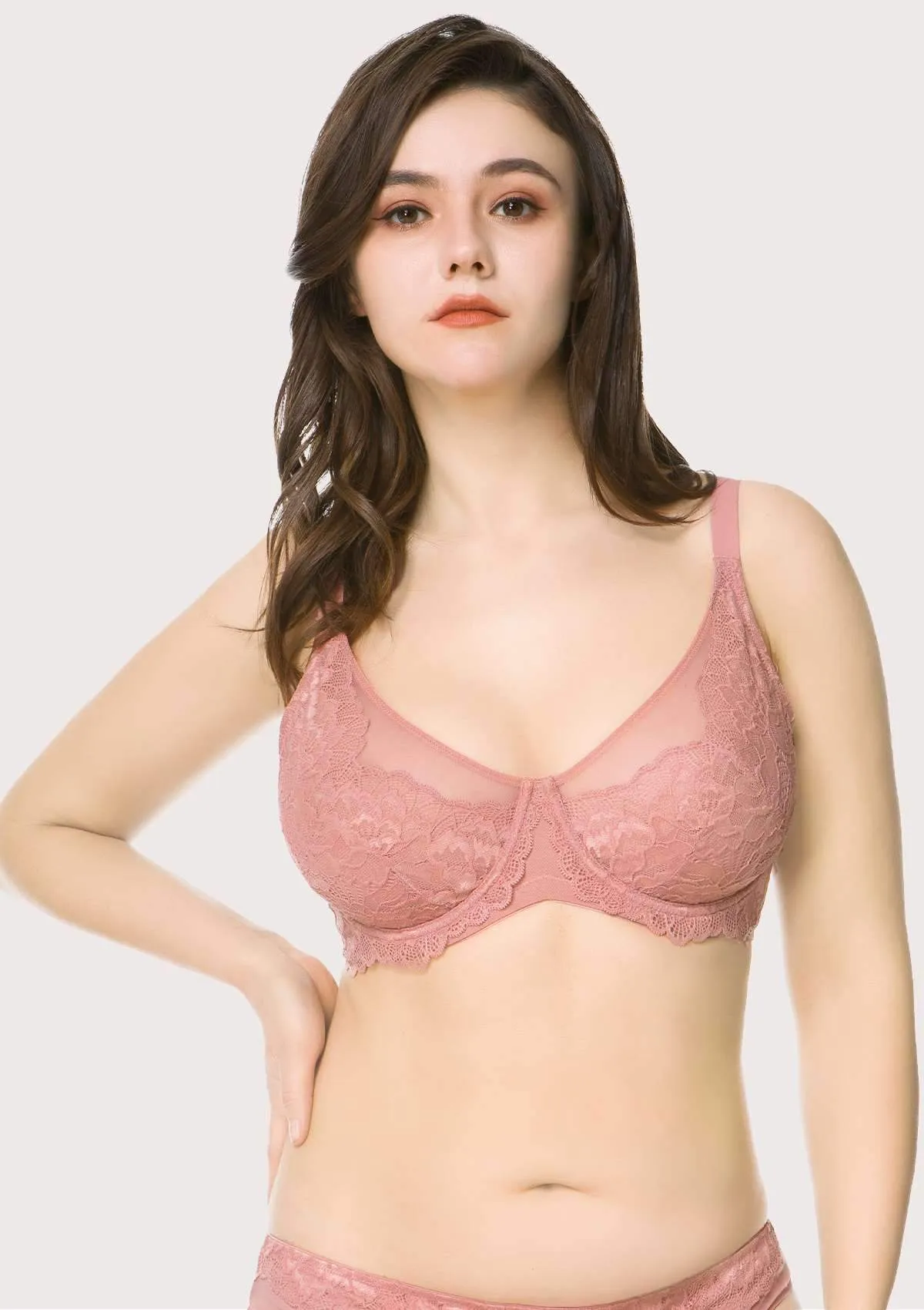 Paeonia Lace Underwire Bra