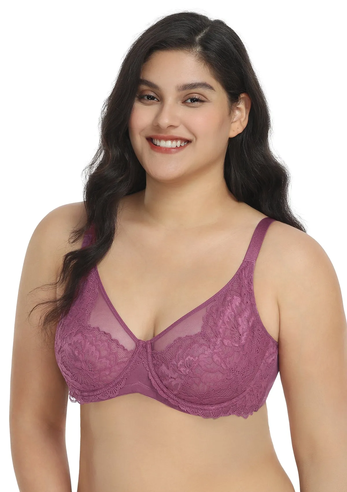 Paeonia Lace Underwire Bra