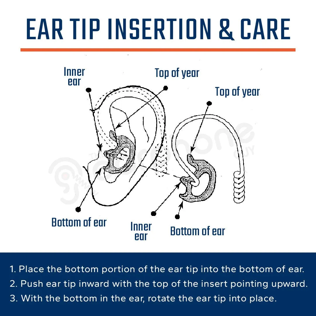 PCL Soundwaves Ultralight Earpiece With 3.5mm Threaded Plug