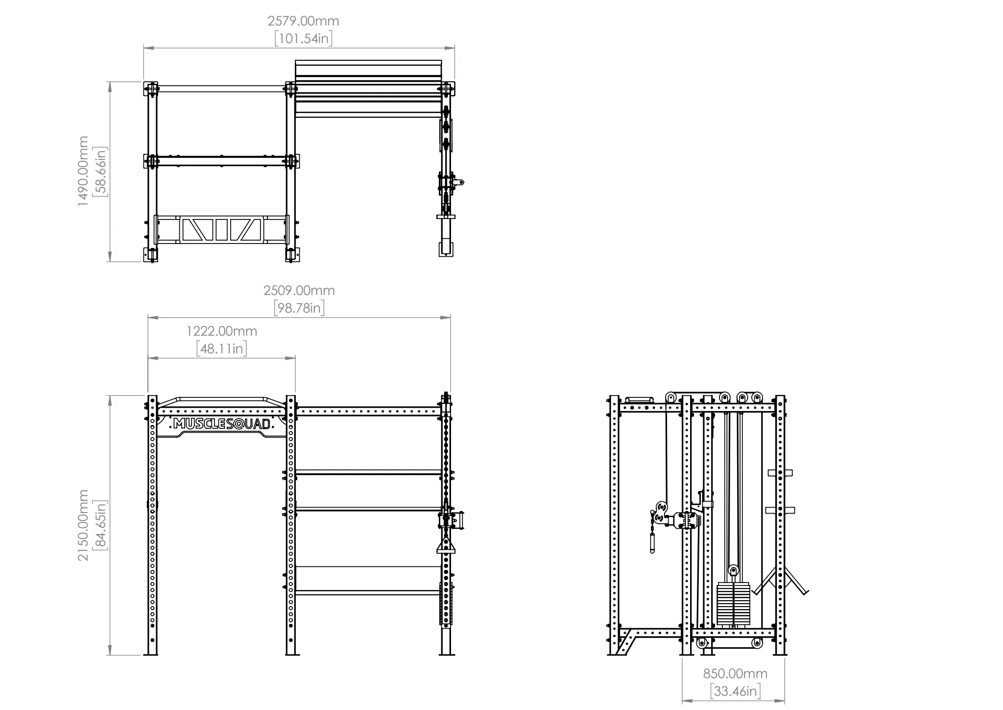 Phase 3 Full Rack & Storage Extension & Cable Stack