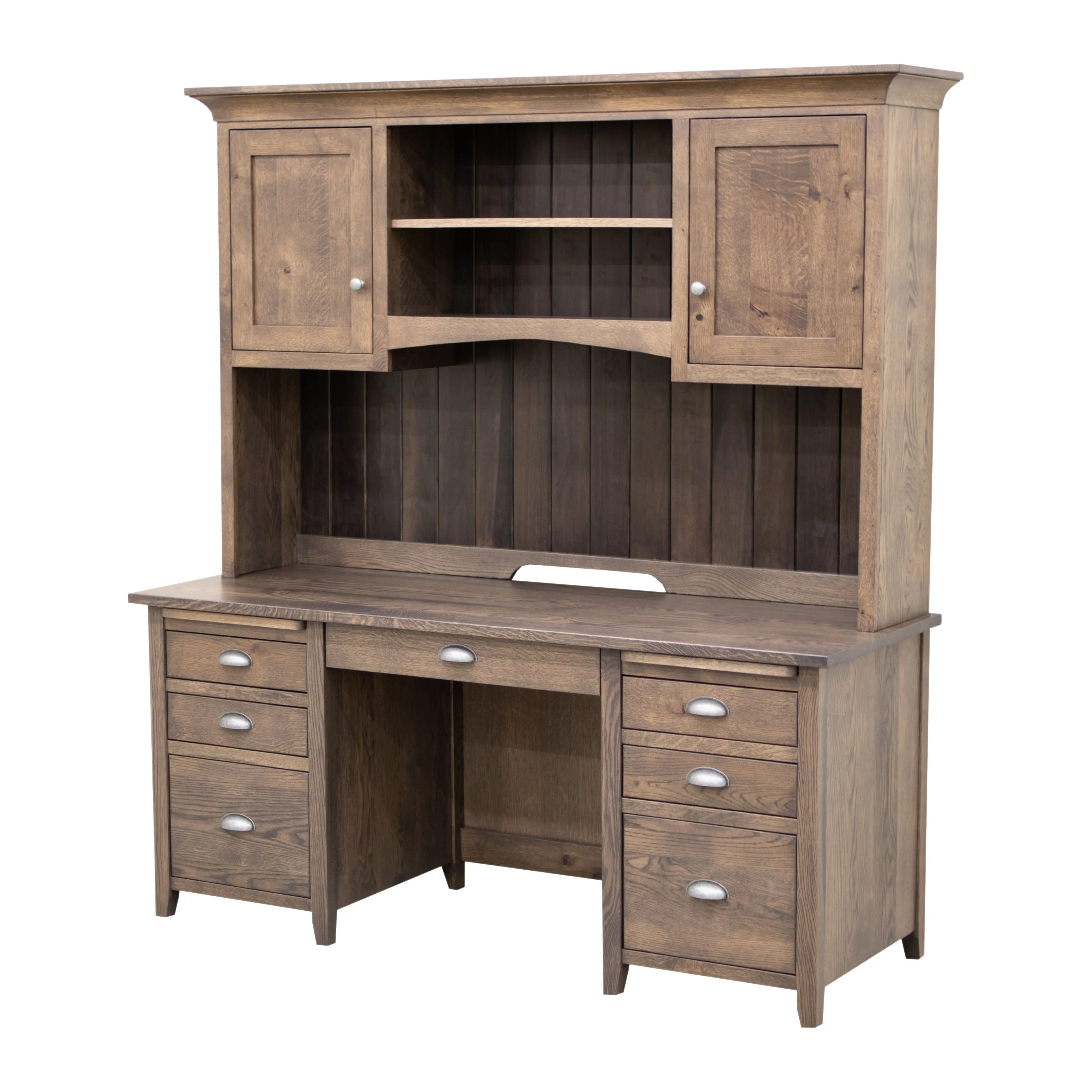 Phoenix Desk with Hutch Top