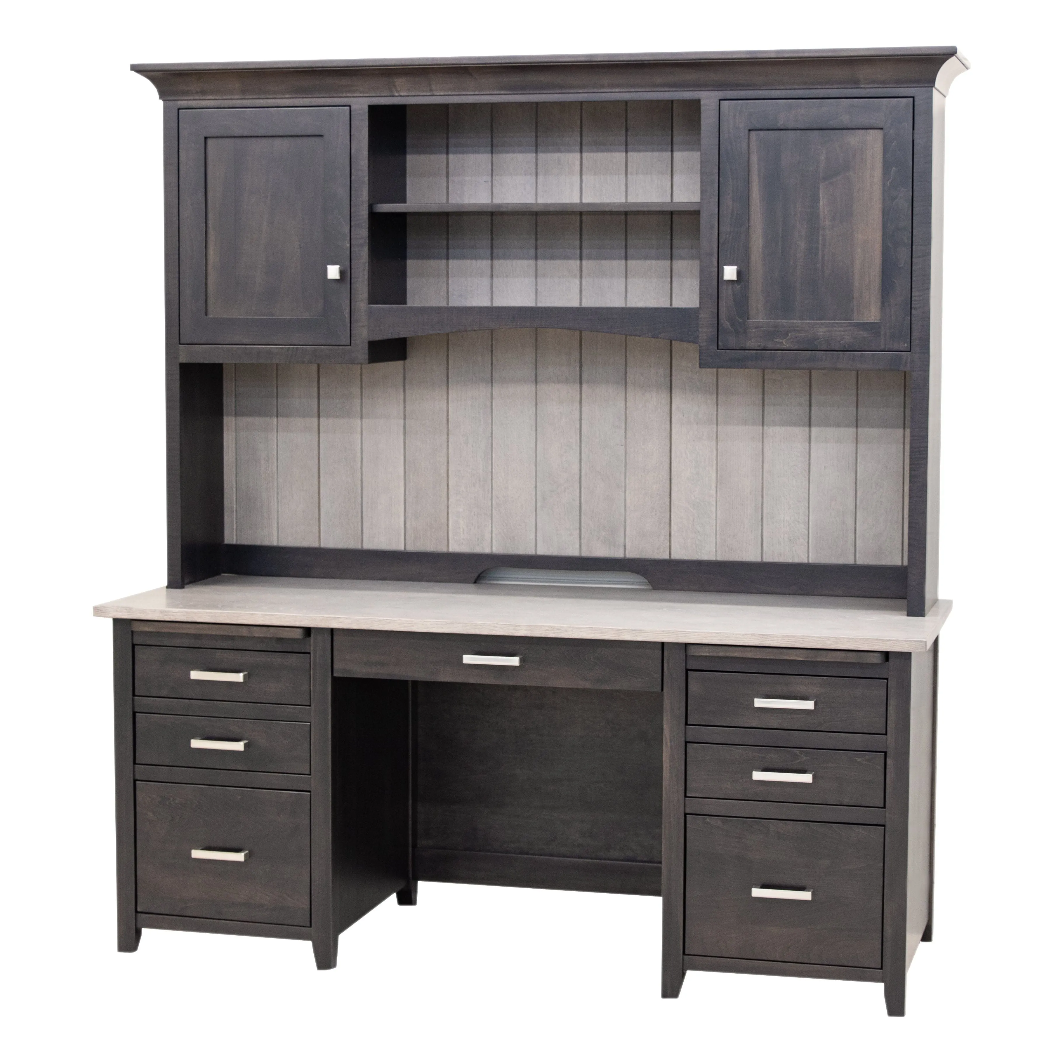 Phoenix Desk with Hutch Top