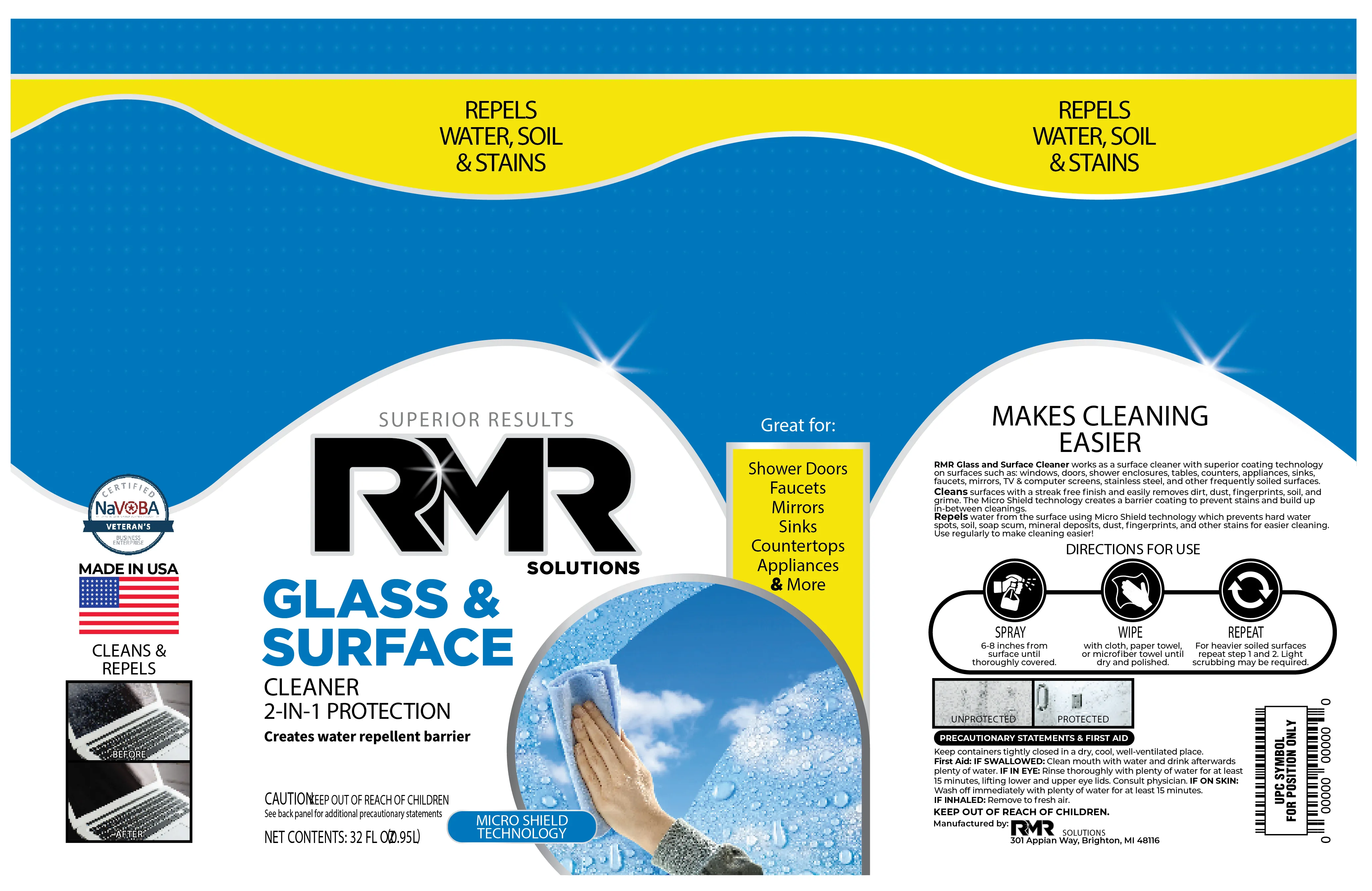 RMR 2-in-1 Glass & Surface Cleaner