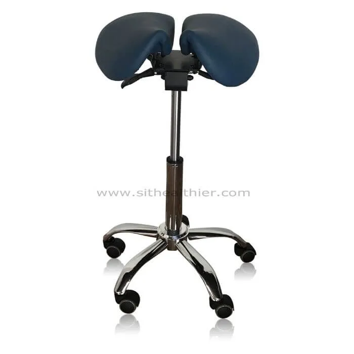 Saddle Style Split Seat Ergonomic Saddle Chair or Stool