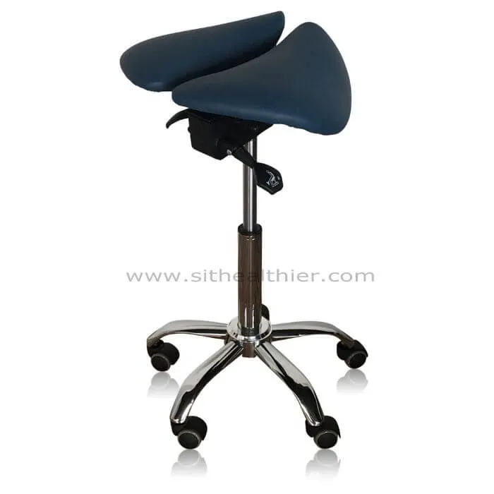 Saddle Style Split Seat Ergonomic Saddle Chair or Stool