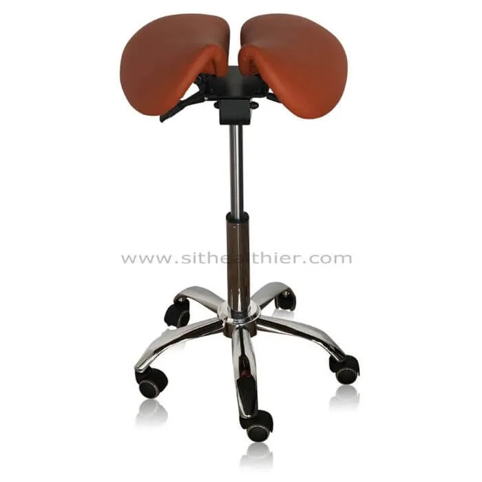 Saddle Style Split Seat Ergonomic Saddle Chair or Stool