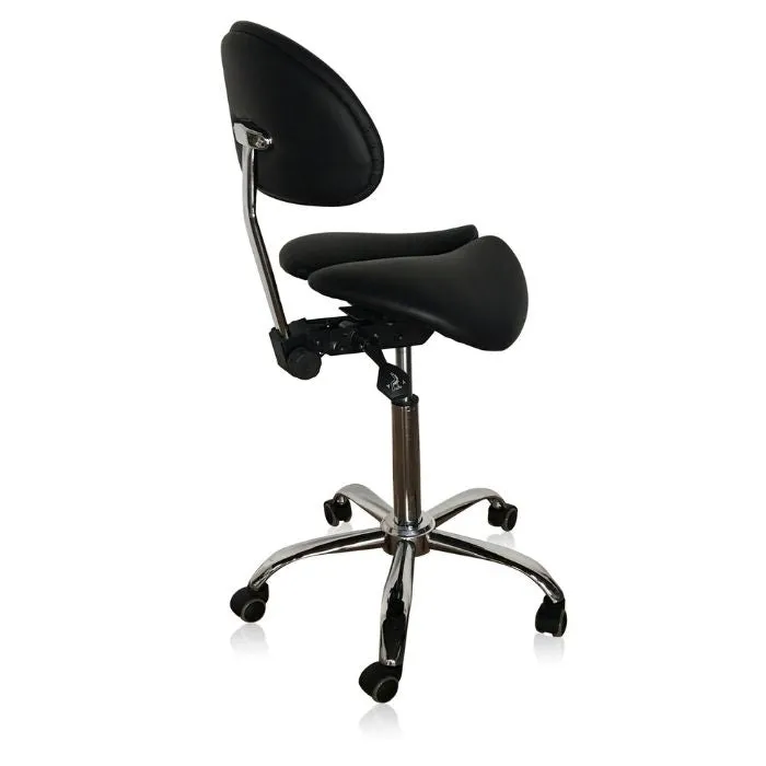 Saddle Style Split Seat Ergonomic Saddle Chair or Stool