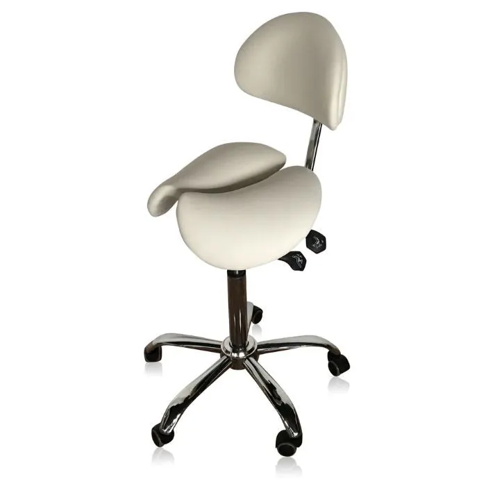 Saddle Style Split Seat Ergonomic Saddle Chair or Stool