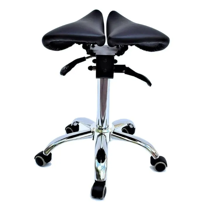 Saddle Style Split Seat Ergonomic Saddle Chair or Stool