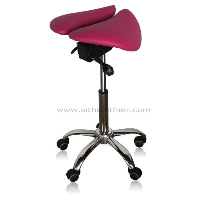 Saddle Style Split Seat Ergonomic Saddle Chair or Stool