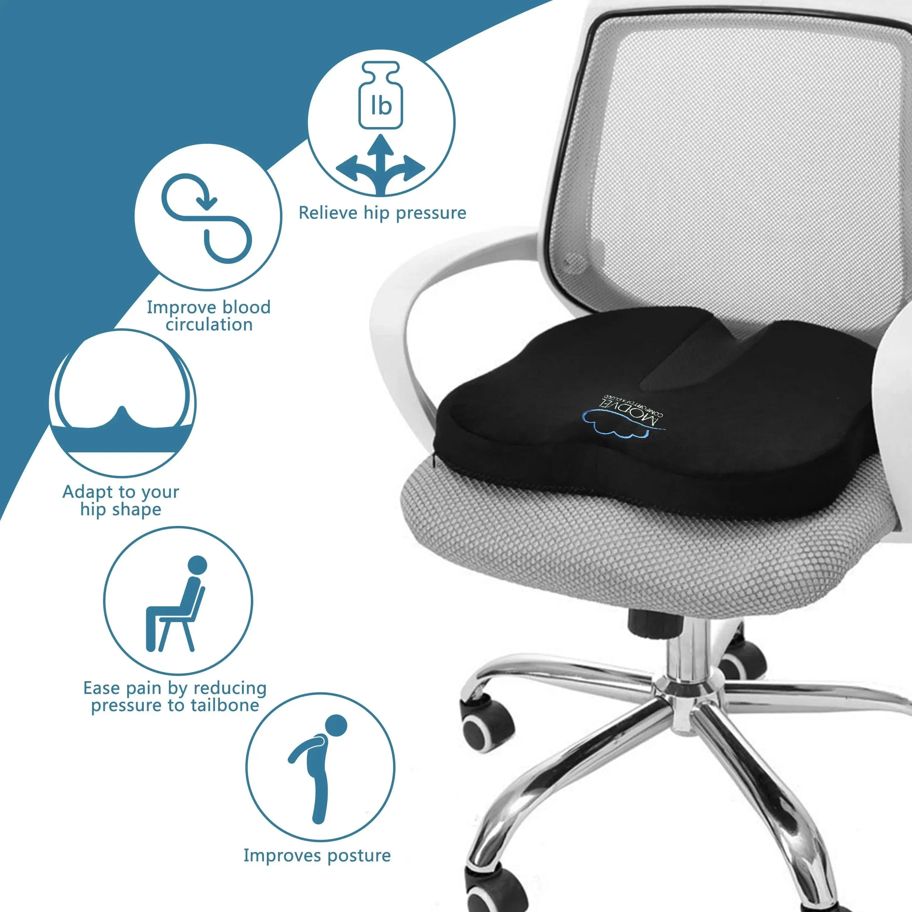 Seat Cushion For Back Pain (MV-103)