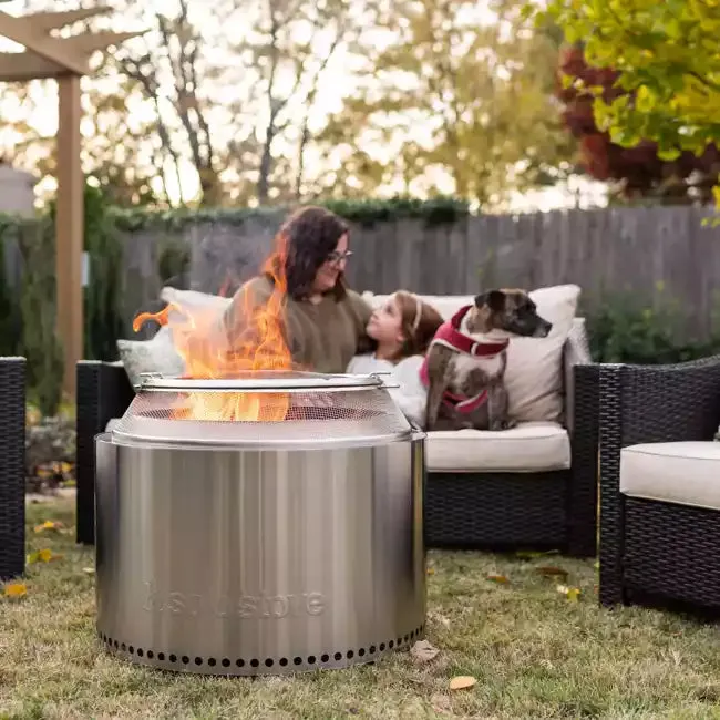 Solo Stove Stainless Steel Yukon Backyard Bundle 2.0 - Portable &amp; "Smokeless"