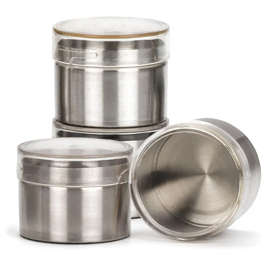 Stainless Magnetic Storage Tins