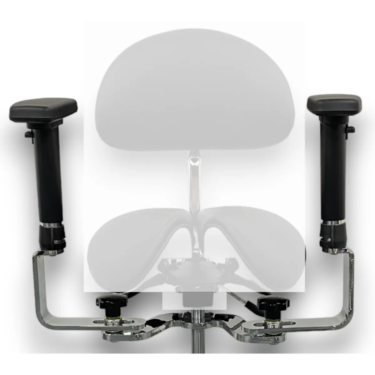 Swing-out Armrests/Elbow Supports for Both Hands (FLAT)