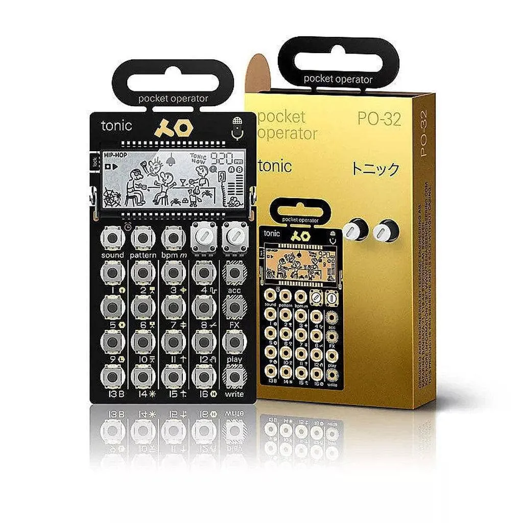 Teenage Engineering PO-32 Pocket Operator Tonic Drum Synthesizer