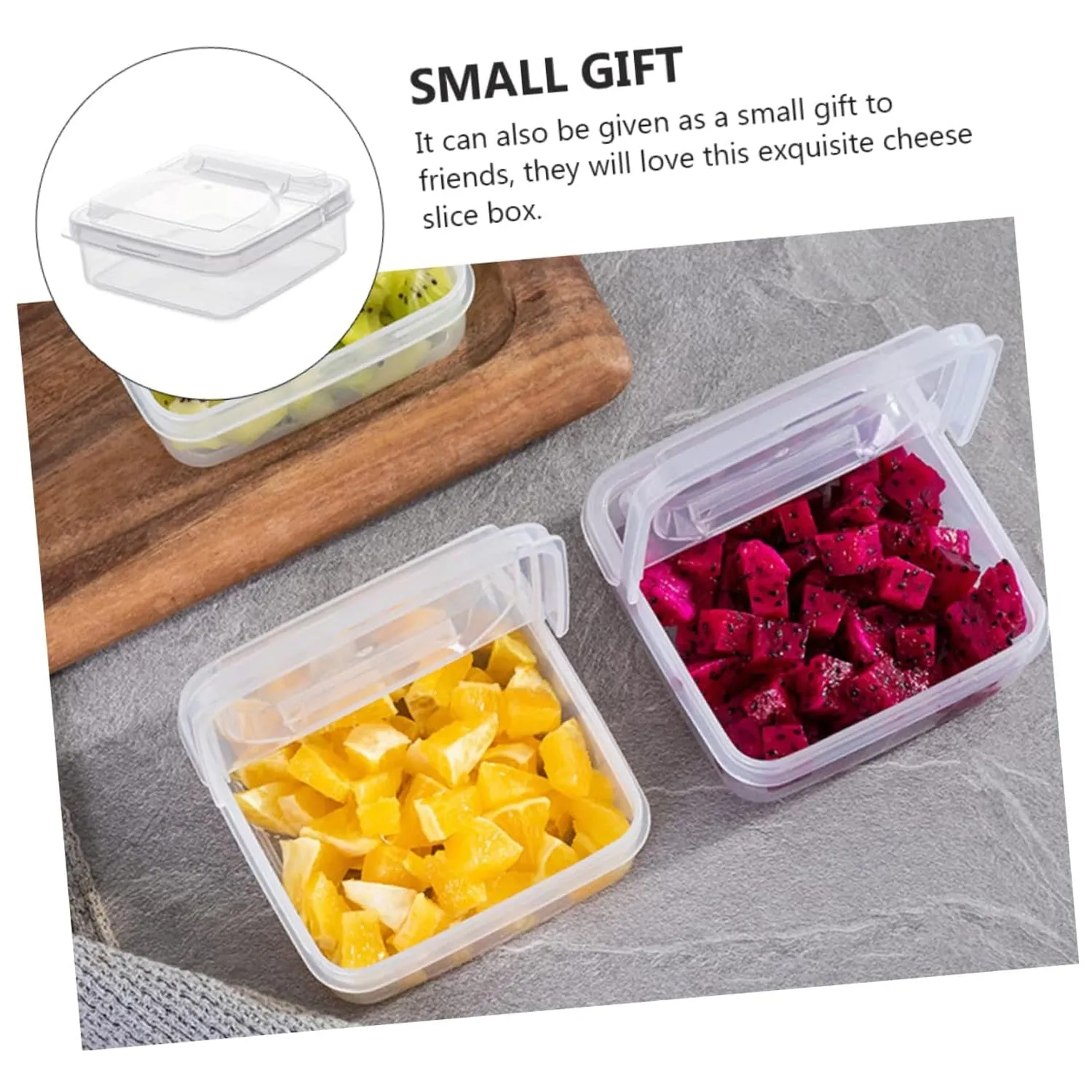 Transparent Storage Box Food Storage (1 Pc / 10×10 CM)