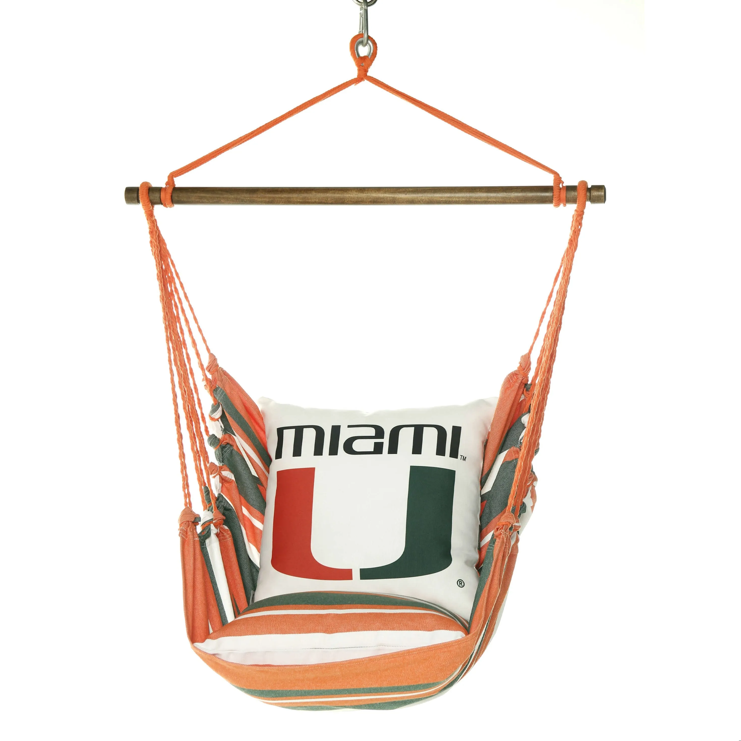 University of Miami Hurricanes Hanging Chair Swing | U MIAMI