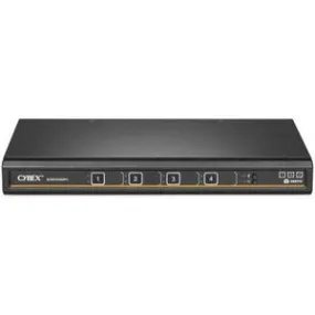 Vertiv Cybex Secure MultiViewer KVM Switch | 4 port | NIAP Approved | Dual AC