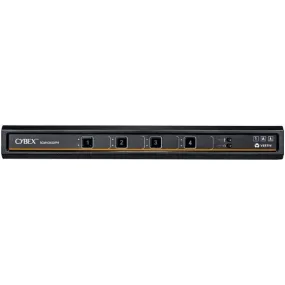 Vertiv SCMV245DPH-400 Cybex Secure MultiViewer KVM Switch | 4 port | NIAP Approved | Dual AC