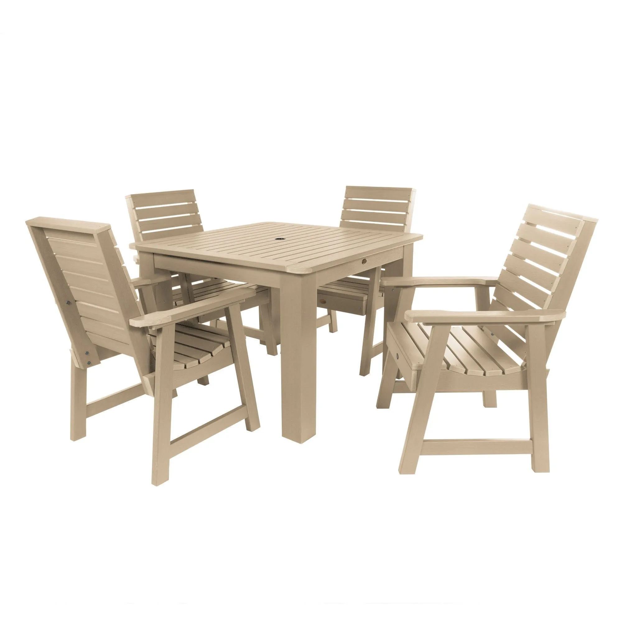 Weatherly 5pc Square Dining Set 42in x 42in - Dining Height