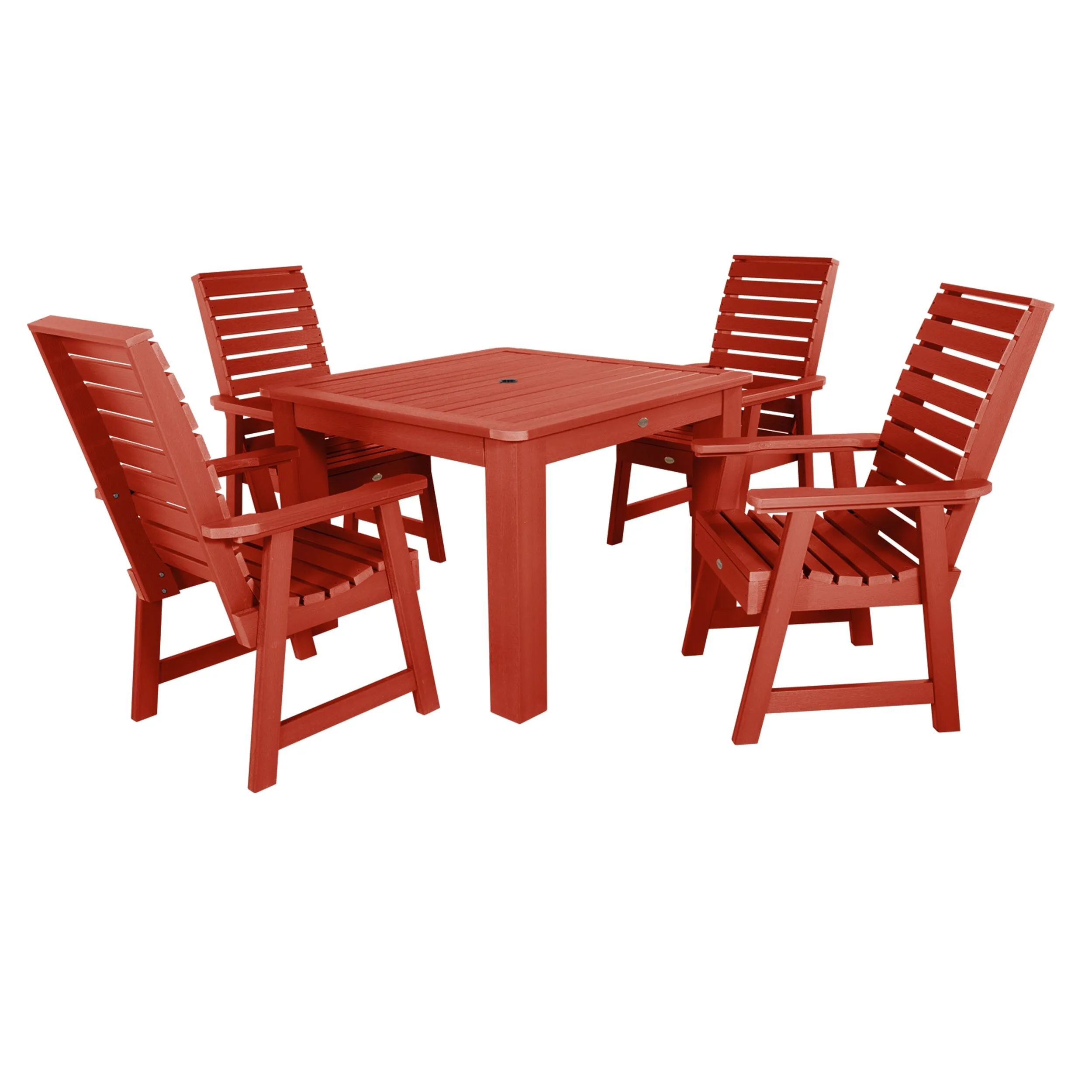 Weatherly 5pc Square Dining Set 42in x 42in - Dining Height