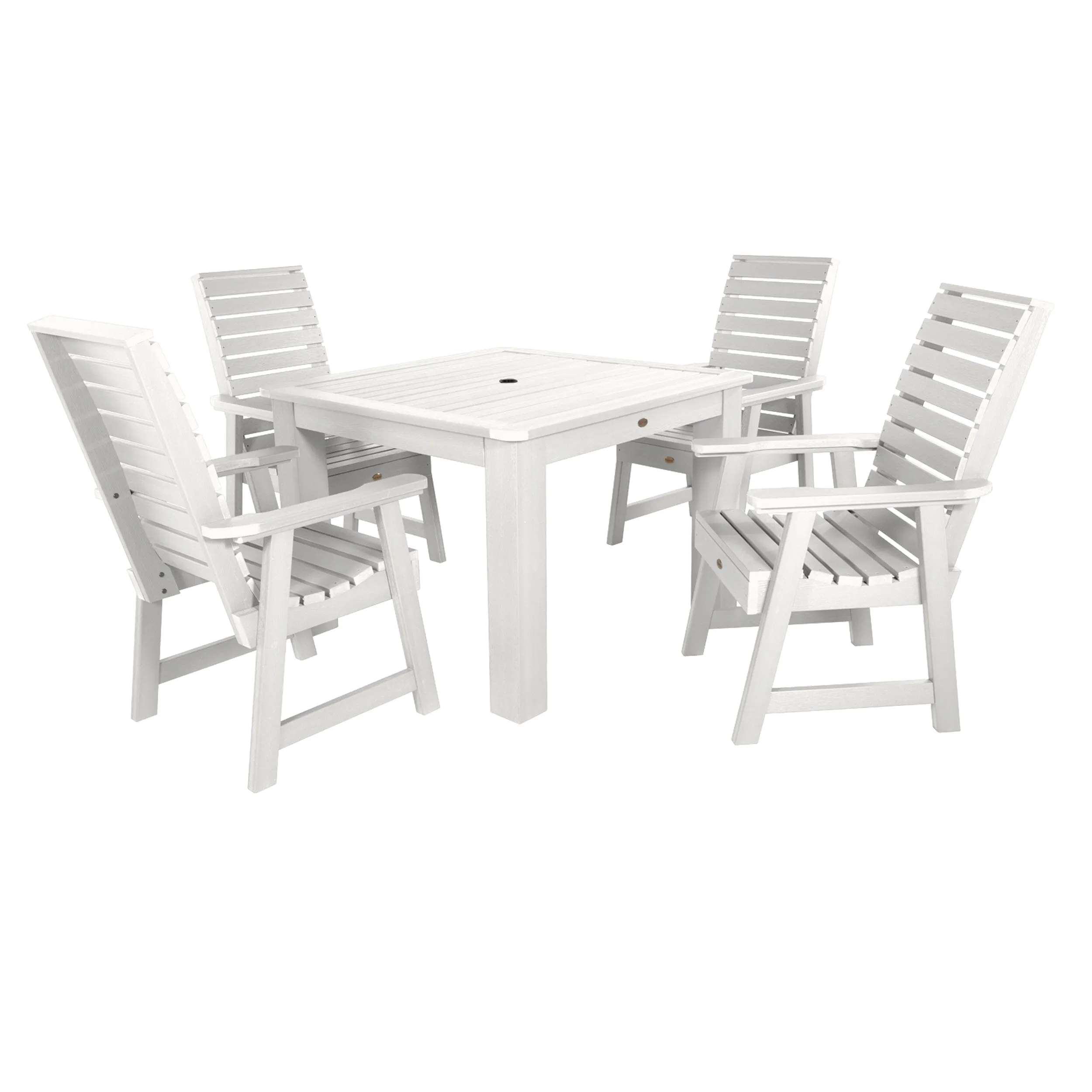 Weatherly 5pc Square Dining Set 42in x 42in - Dining Height