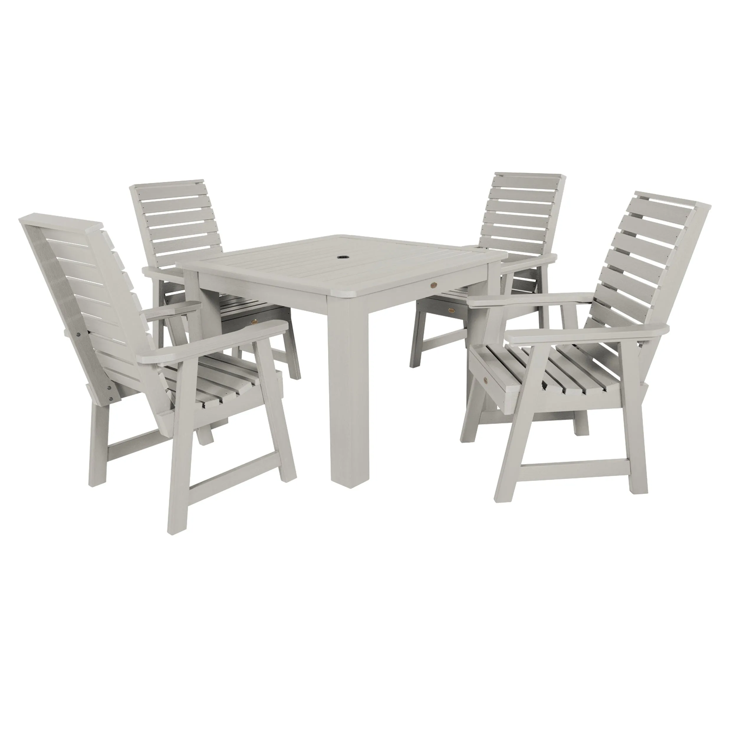 Weatherly 5pc Square Dining Set 42in x 42in - Dining Height