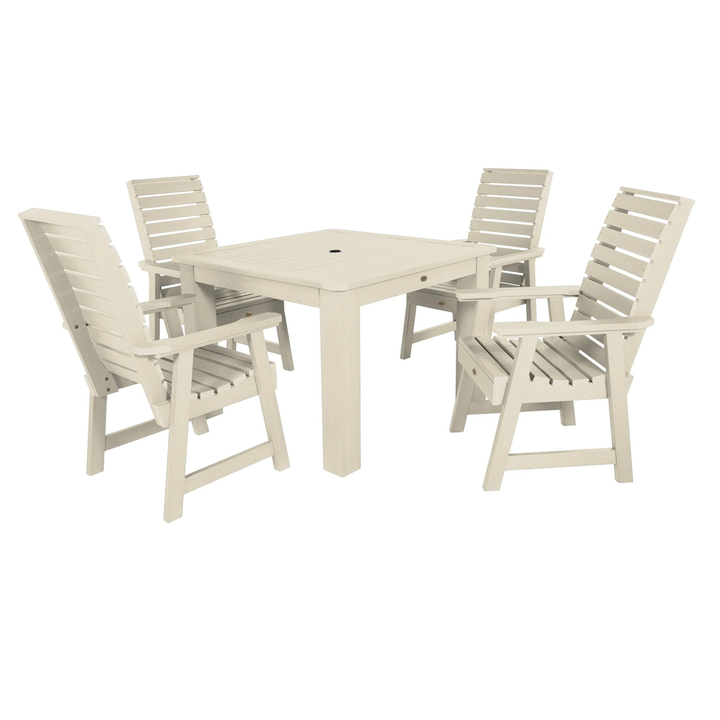 Weatherly 5pc Square Dining Set 42in x 42in - Dining Height