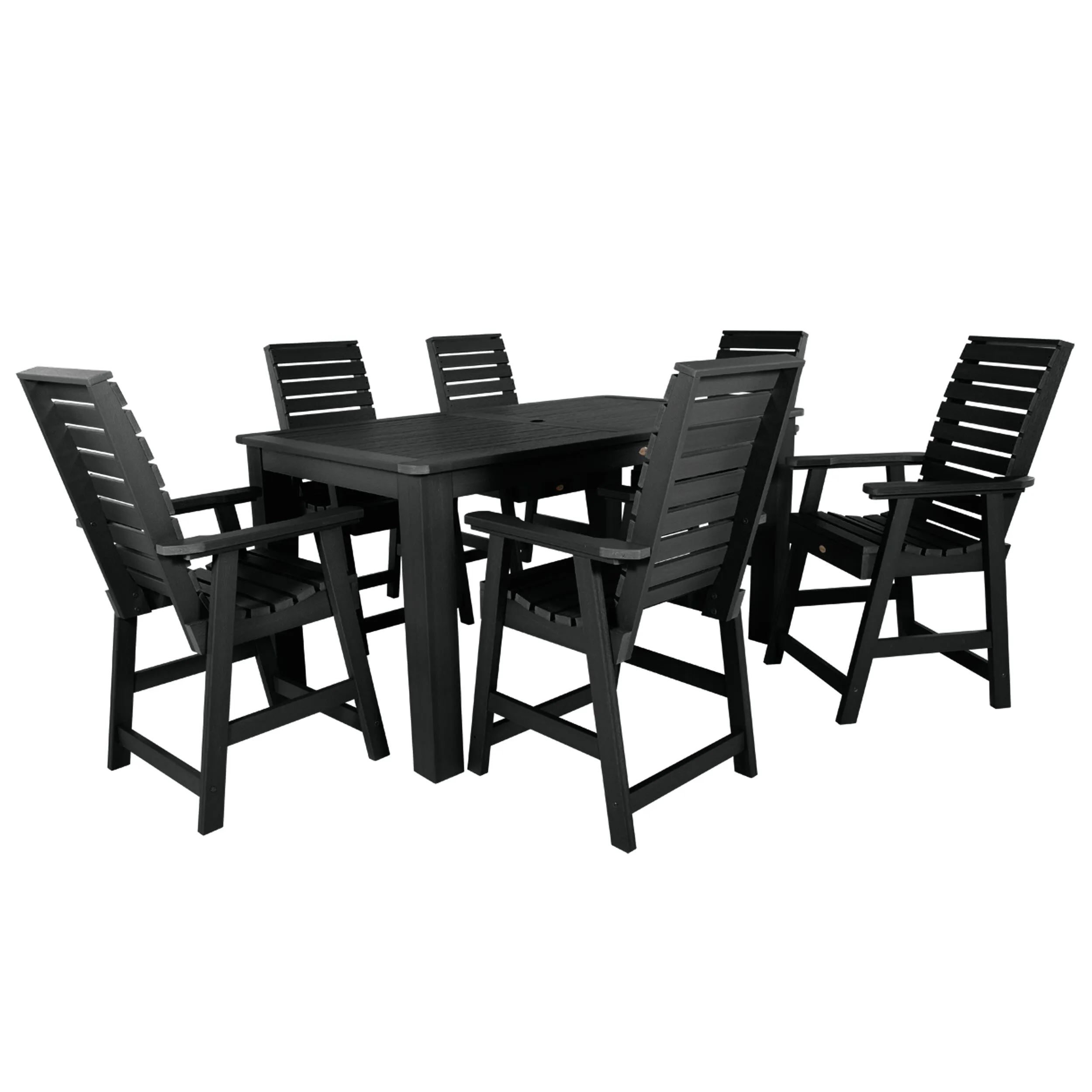 Weatherly 7pc Rectangular Dining Set 42in x 72in - Counter Height