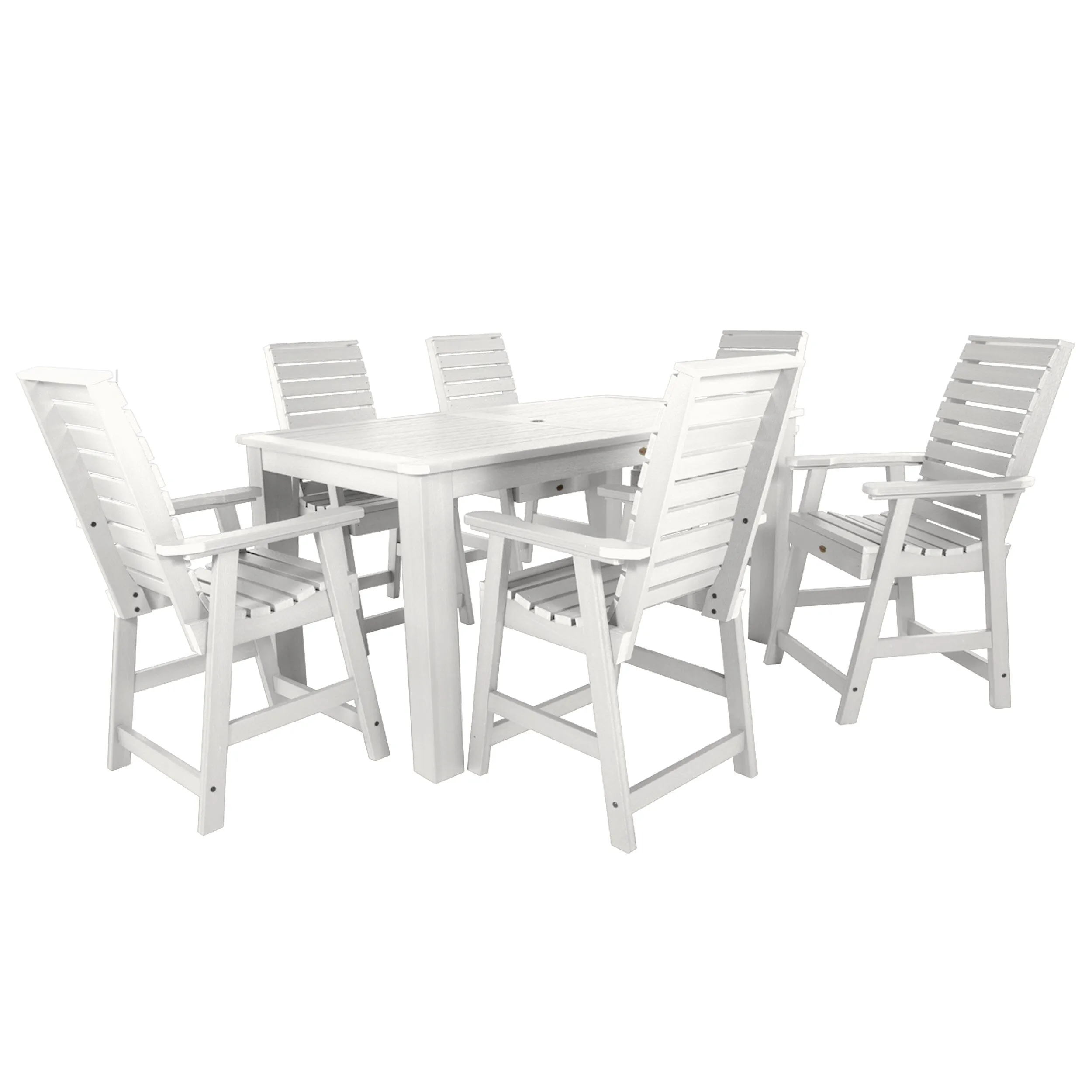 Weatherly 7pc Rectangular Dining Set 42in x 72in - Counter Height