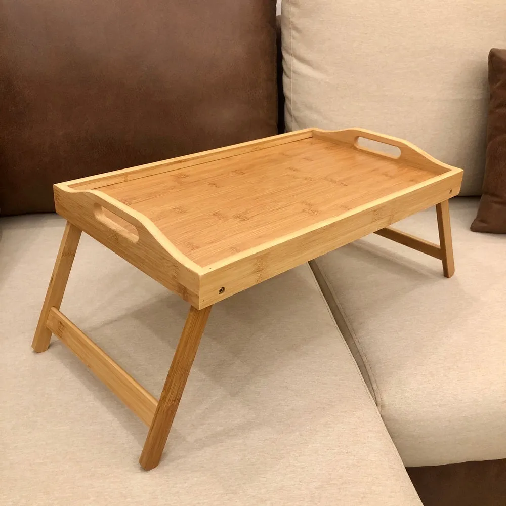 Wooden Bed Study Table (Multi Purpose Foldable Table)