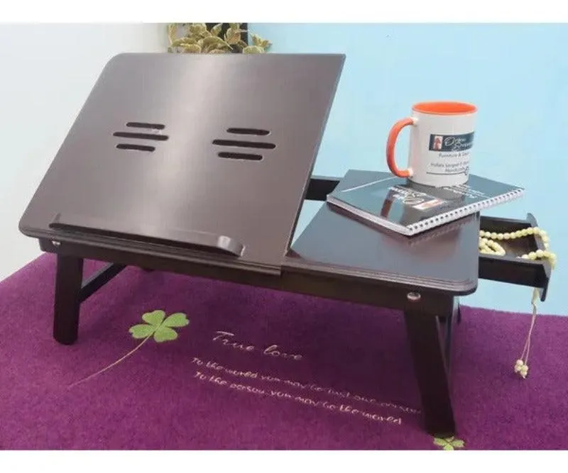 Wooden High Quality Laptop Table Foldable Laptop Table