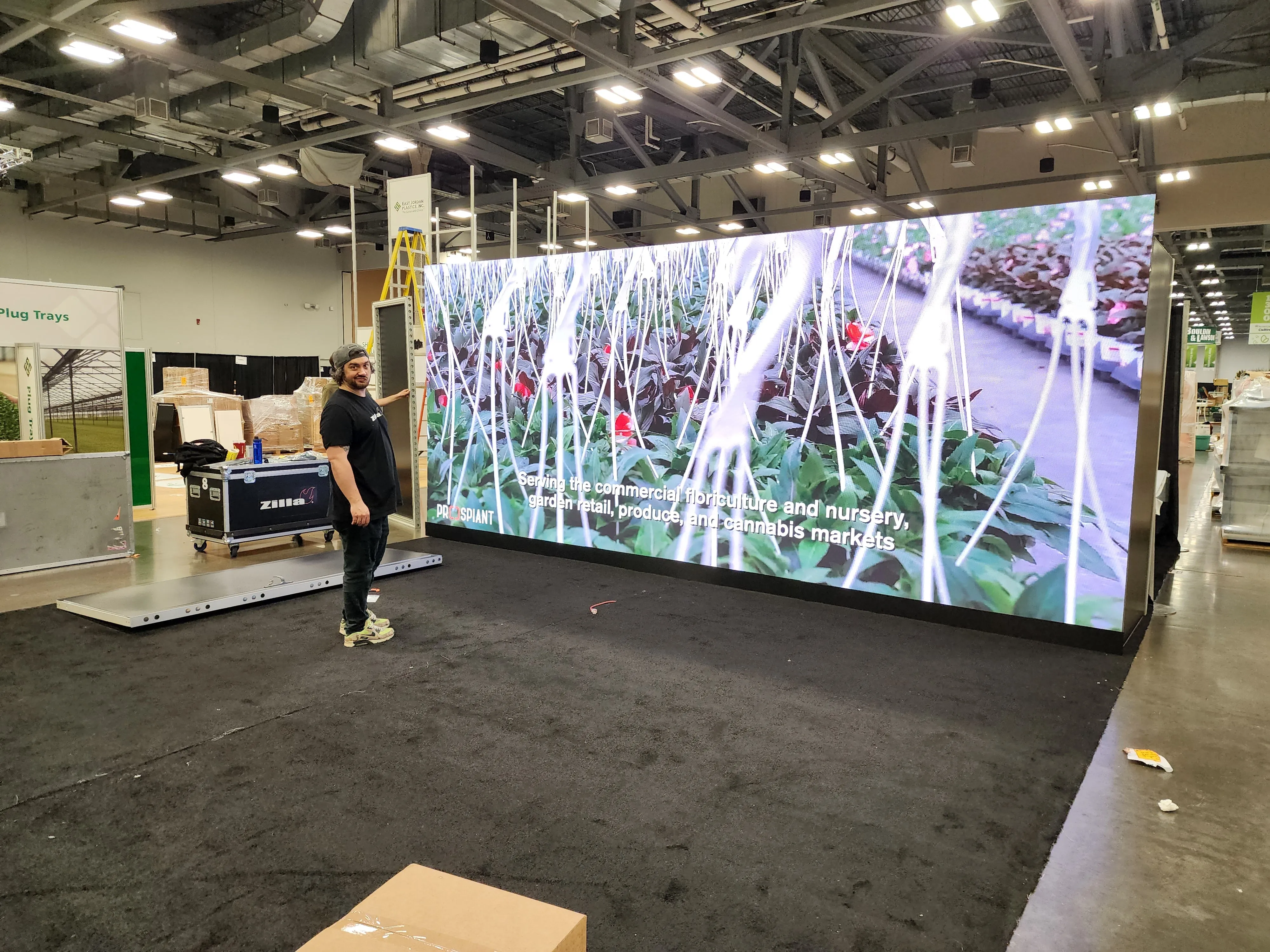 ZillaLED. 20' Video Wall Display, 60 Panel