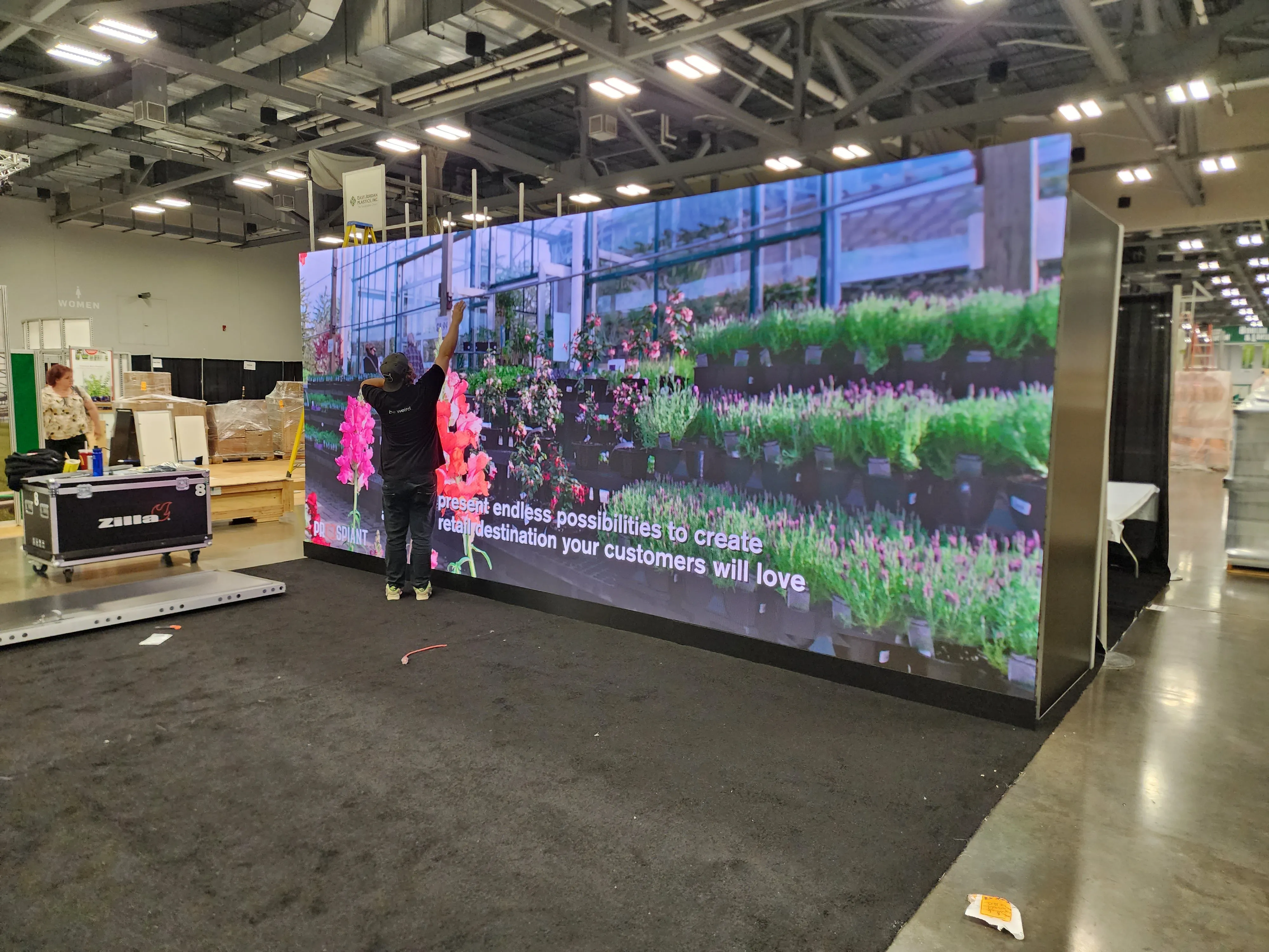 ZillaLED. 20' Video Wall Display, 60 Panel